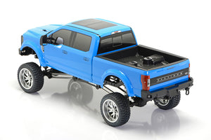 Ford F250 1/10 4WD KG1 Edition Lifted Truck Daytona Blue - RTR