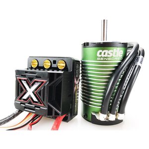 MONSTER X 25.2V ESC, 8A Peak BEC w/ 1512-2650KV Sensored Motor *REPLACES CSE010-0108-02*