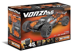 Vorza 4.6 Truggy, 1/8 Scale 4WD RTR Big Block Nitro w/2.4Ghz Radio System, Orange