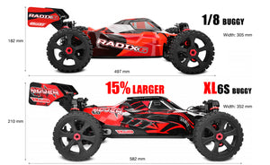 Asuga XLR 6S Roller - Red, Large Scale