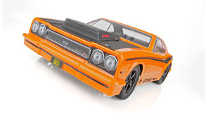 DR10 Drag Race Car, 1/10 Brushless 2WD RTR, w/ LiPo Battery & Charger, Orange