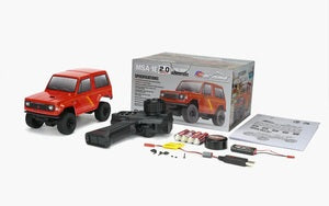 MSA-1E 2.0 Mitsubishi Pajero XL-W 1/24 4WD RTR Crawler The MSA-1E 2.0 Platform - More Torque, More Fun & Better Drivability